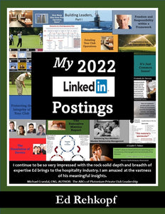 My 2022 LinkedIn Postings - Spiral Bound Book