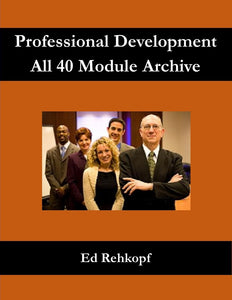 Professional Development - All 40 Module Archive