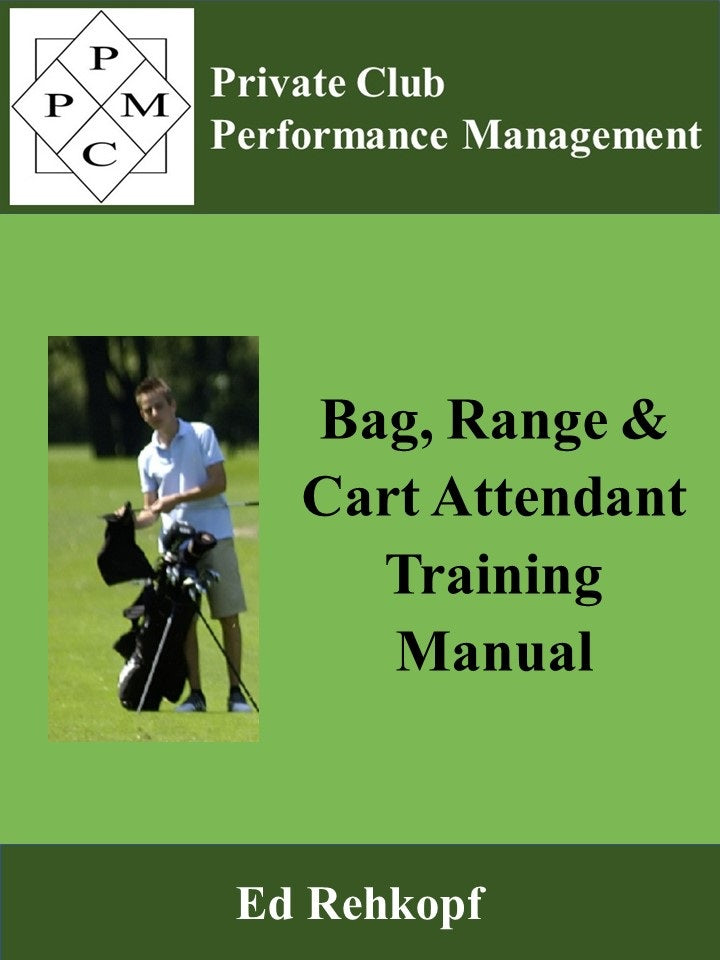 Training Manual - Bag, Range and Cart Attendant
