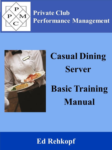 Training Manual - Casual Dining Server Basic