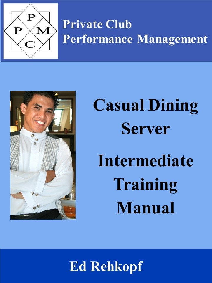 Training Manual - Casual Dining Server Intermediate