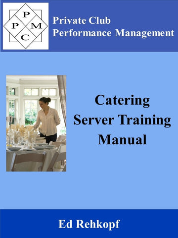 Training Manual - Catering Server