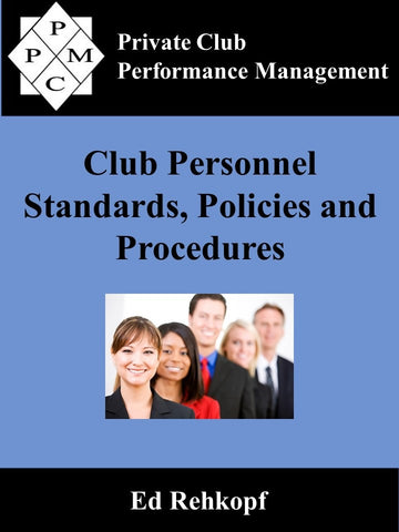 Club Personnel Standards, Policies and Procedures