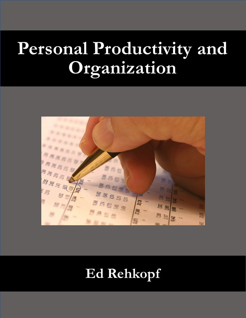 Personal Productivity and Organization