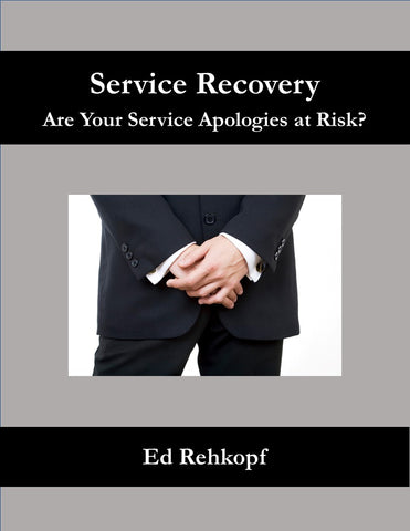 Service Recovery - Are Your Service Apologies at Risk?