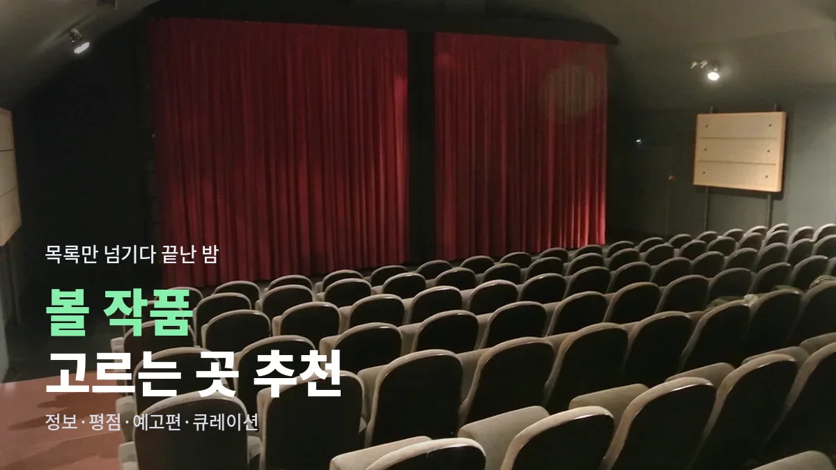 빈 영화관 객석
